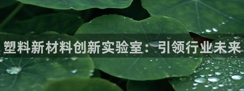 太阳集团是什么公司旗下的：塑料新材料创新实验室：引领行业未来