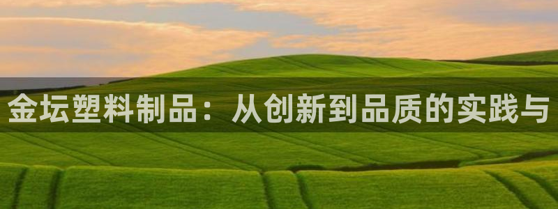 太阳app怎么下载：金坛塑料制品：从创新到品质的实践与