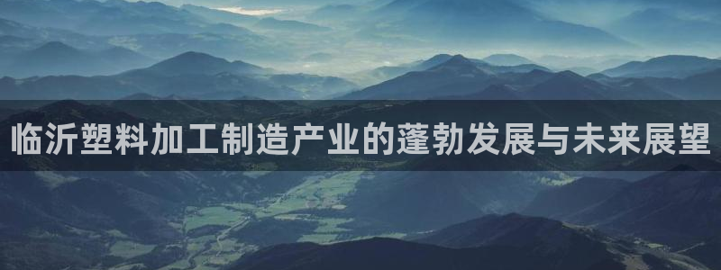063801太阳集团备用网址：临沂塑料加工制造产业的蓬勃发展