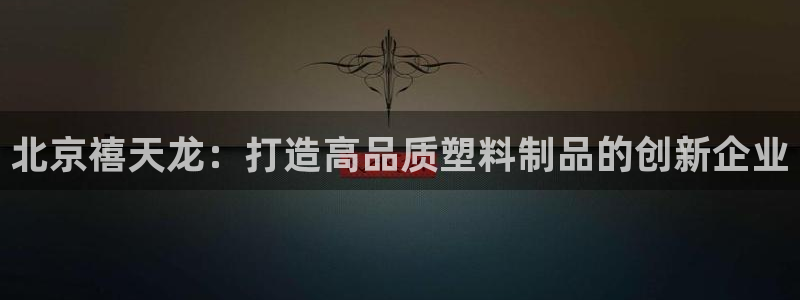 太阳集团下载链接app：北京禧天龙：打造高品质塑料制品的创新