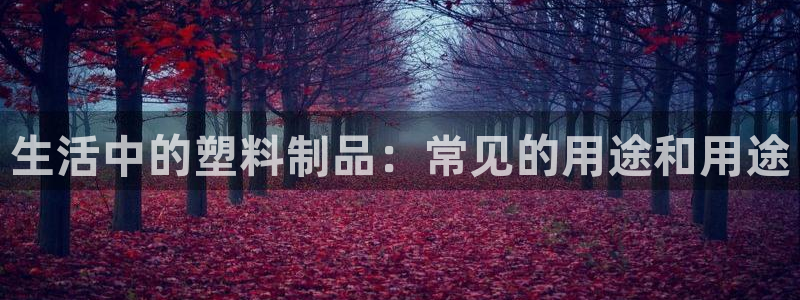 太阳集团tcy8722：生活中的塑料制品：常见的用途和用途