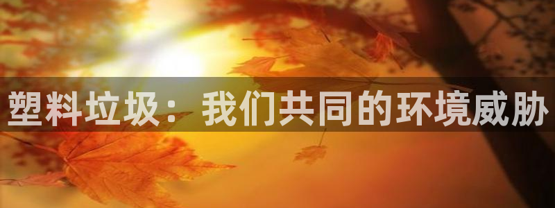 suncitygroup太阳集团--官方网站：塑料垃圾：我们