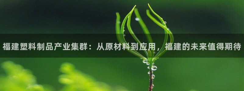 太阳成集团tyc234cc—首页欢迎您：福建塑料制品产业集群