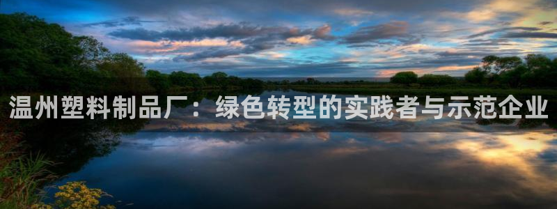 太阳科技集团：温州塑料制品厂：绿色转型的实践者与示范企业